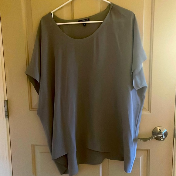 100% silk Eileen Fisher in beautiful grey - Picture 1 of 4